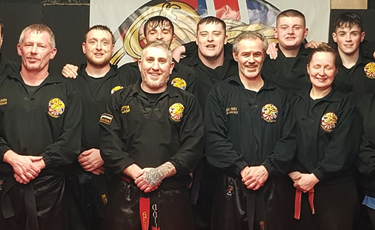 Adult martial arts class at Genjitsu