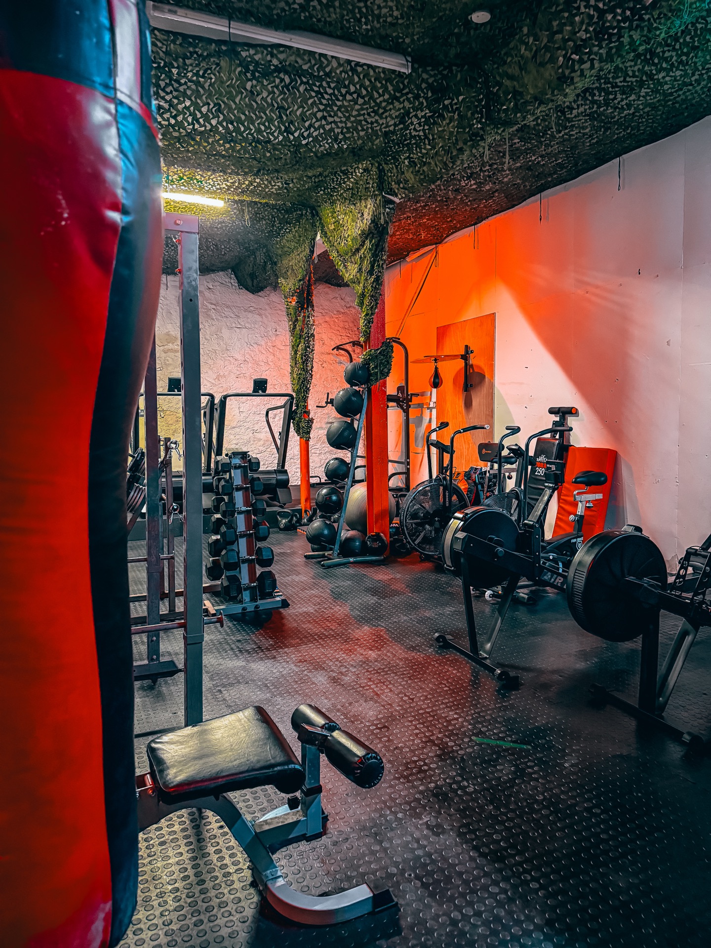 Full view of the Genjitsu conditioning and fitness gym