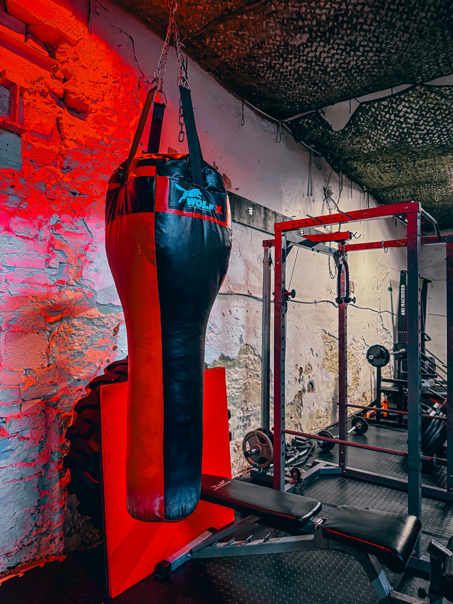Genjitsu Martial Arts heavy bag and conditioning gym